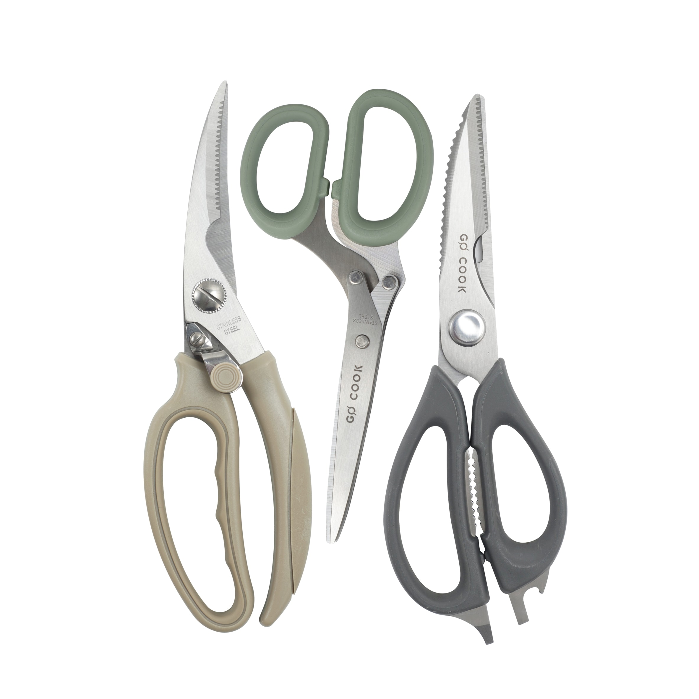 Go Cook Kitchen Scissors 3Piece set