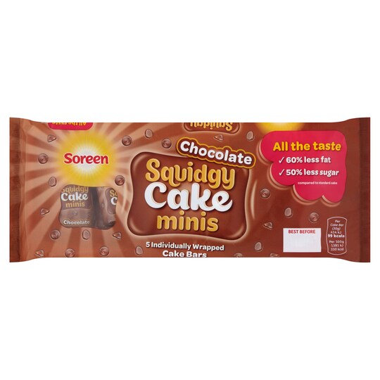 image 1 of Soreen Chocolate Squidgy Cake Minis 5pk