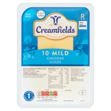 Creamfields 10 Mild Chedder Slices 200G
