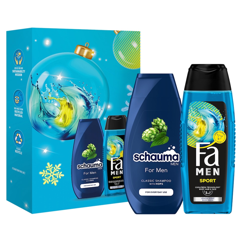 obrázok 1 z Fa+Schauma Vianočný balíček pre mužov