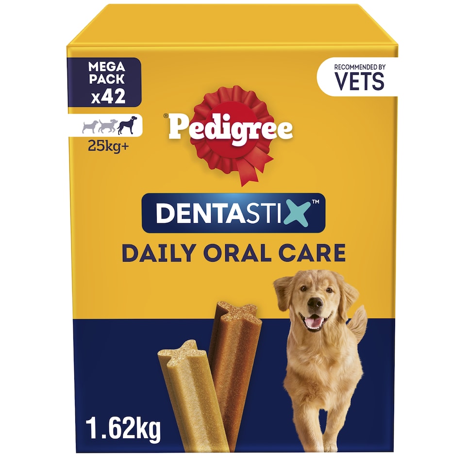 image 1 of Pedigree Dentastix Daily Large Dog Treats 42 Dental Sticks