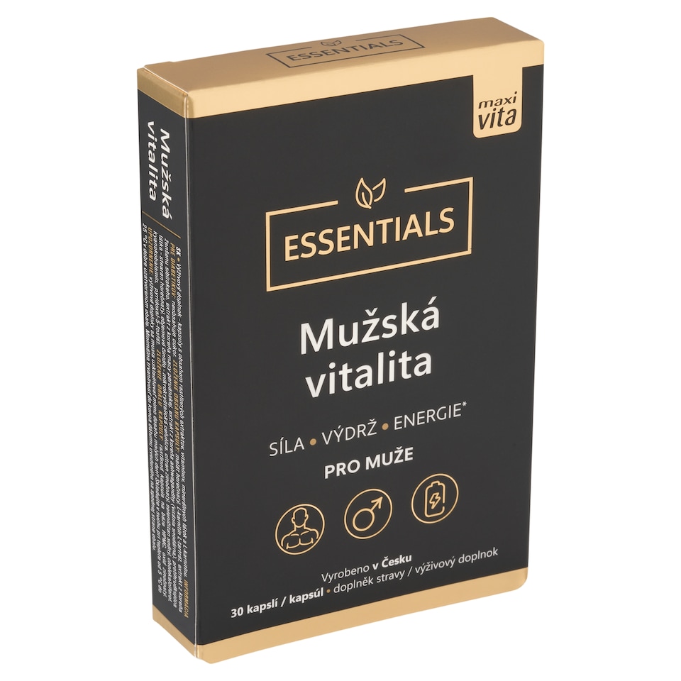 Obrázek 1 pro produkt Maxi Vita Essentials Mužská vitalita doplněk stravy 30 kapslí 21,6g