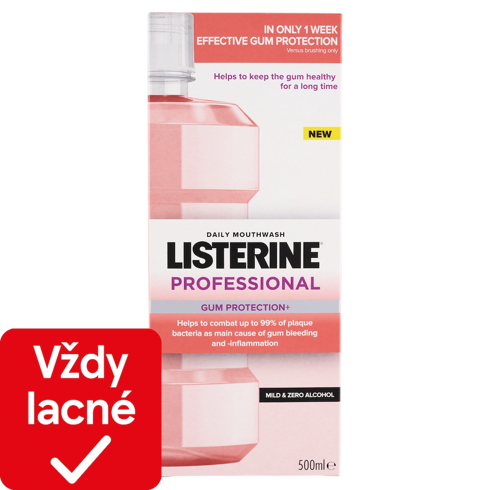 obrázok 1 z Listerine Professional Gum Protection+ ústna voda 500 ml