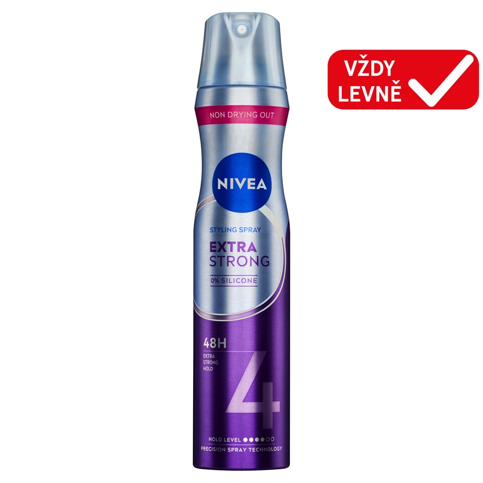 Obrázek 1 pro produkt Nivea Extra Strong Lak na vlasy 250ml