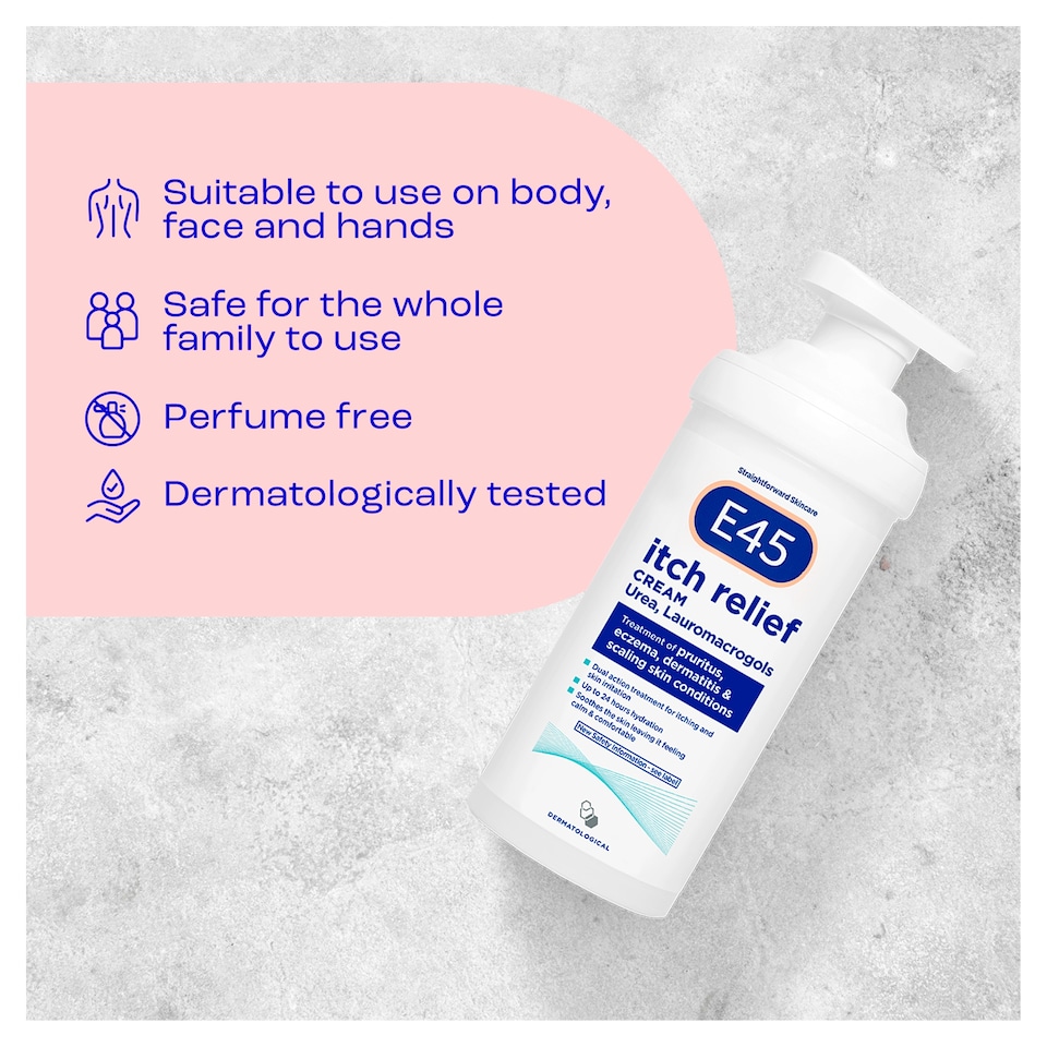 image 1 of E45 Itch Relief Cream 500g