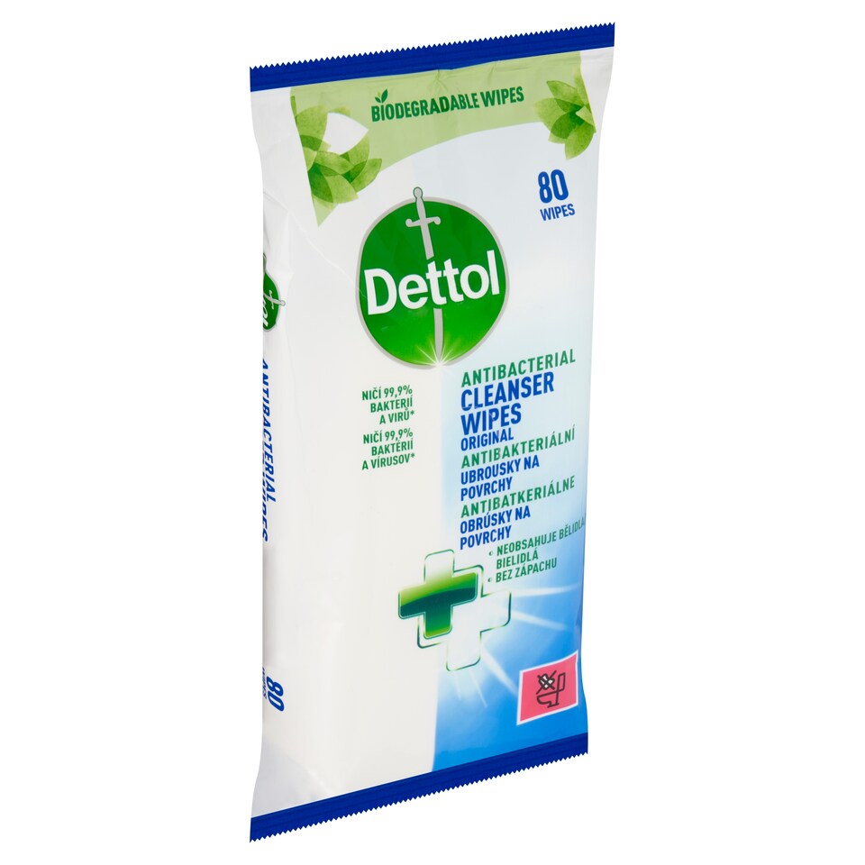 obrázok 1 z Dettol Antibakteriálne obrúsky na povrchy 80 ks