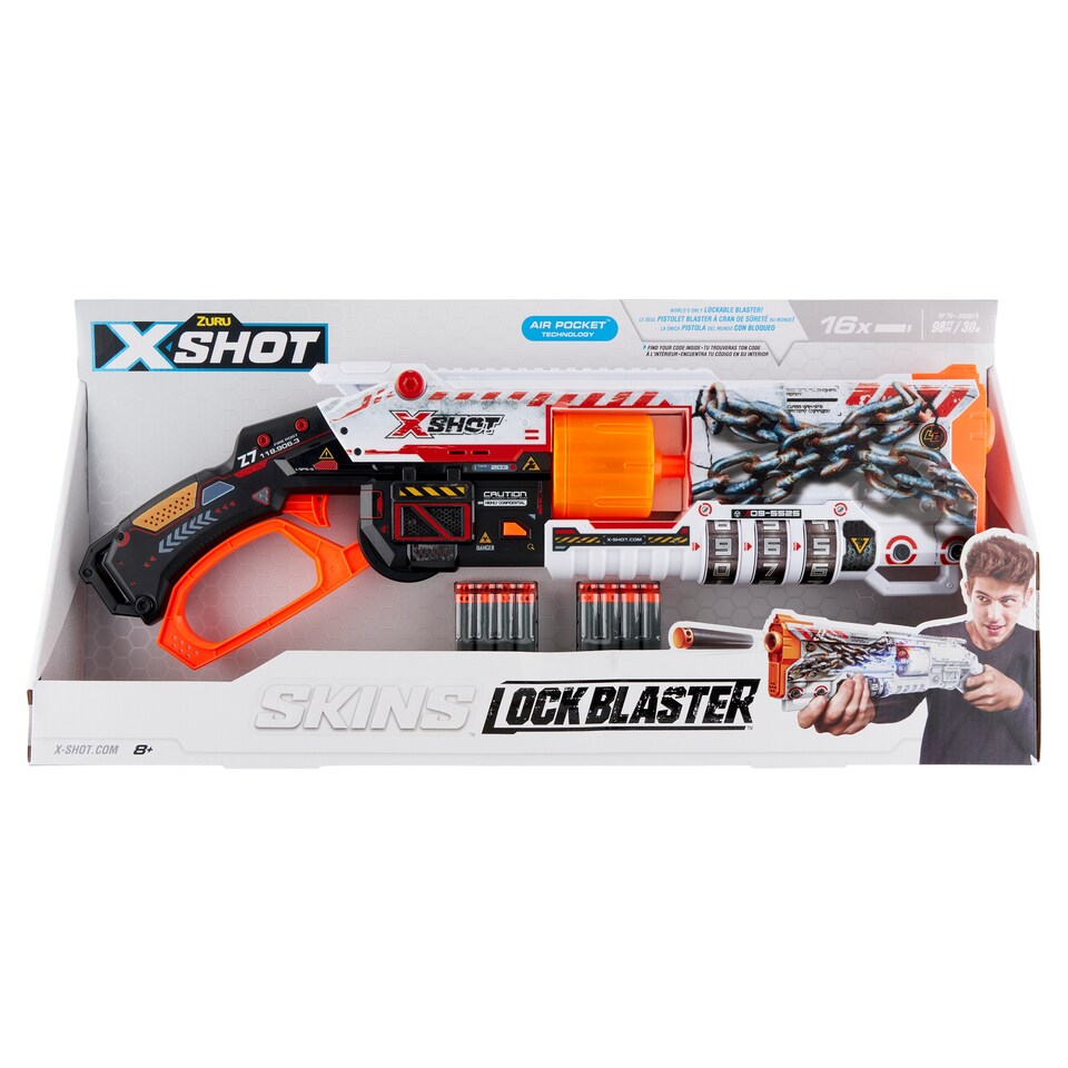 Zuru X-Shot Skins Lock Blaster pisztoly