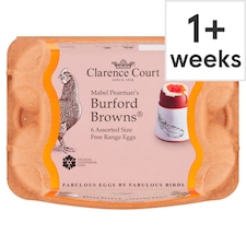 Clarence Court Burford Browns Free Range Eggs 6 Pack