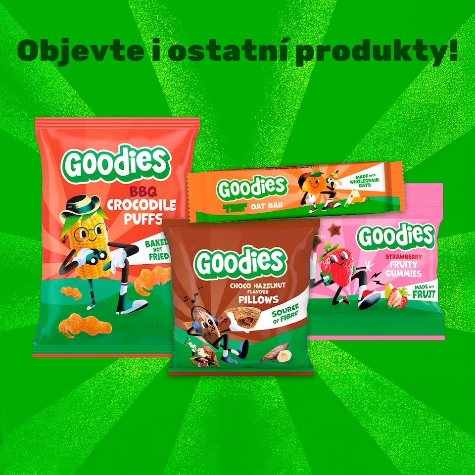 Obrázek 1 pro produkt Goodies polštářky s lískovo-oříškovou náplní 20g