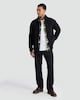 image 1 of F&F Fleece Zip Up Pocket Detail Jacket in Black