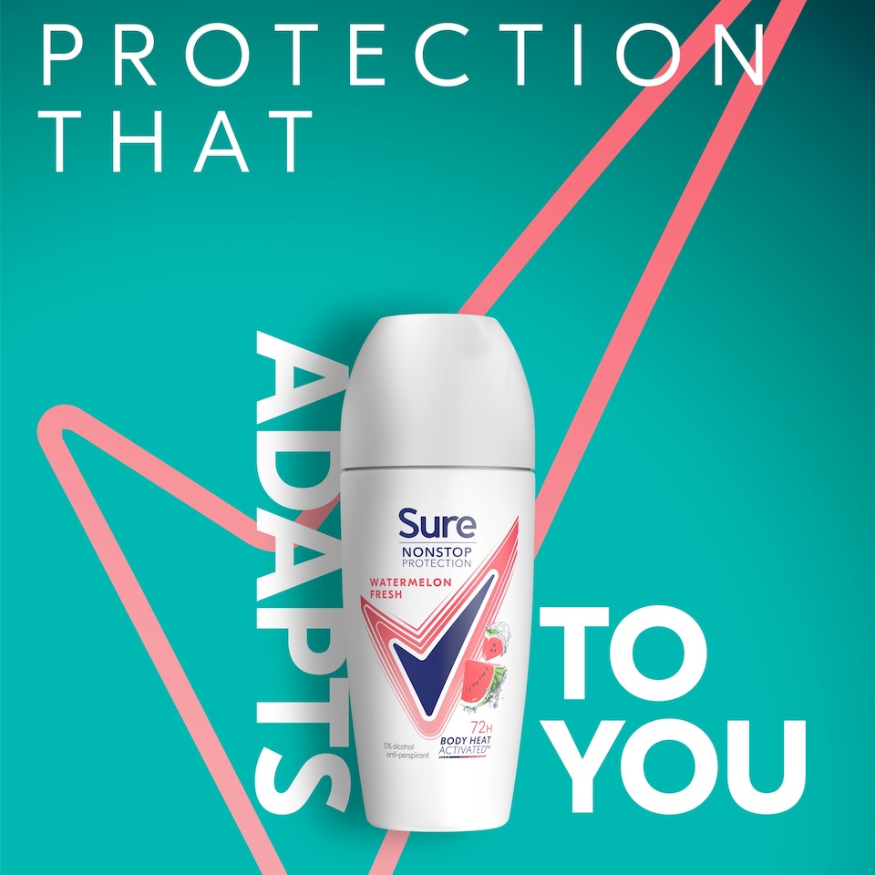 image 1 of Sure 72h Uplifting & Fresh Roll-On Antiperspirant Deodorant 50ml