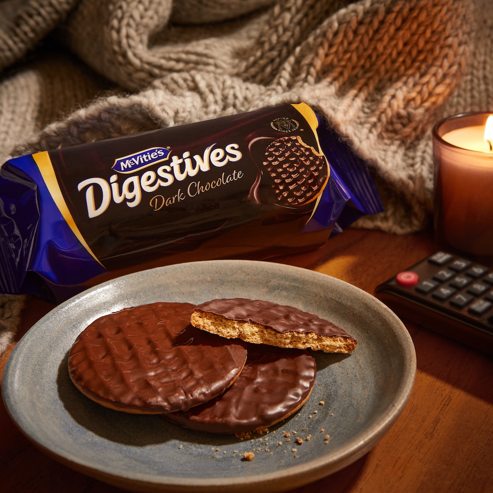 image 1 of McVitie's Dark Chocolate Digestives Biscuits Twin Pack 2 x 266g