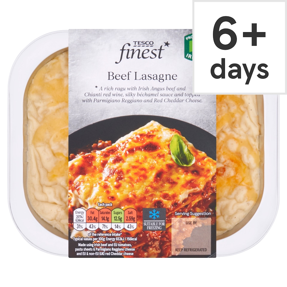 Tesco Finest Beef Lasagne 400G