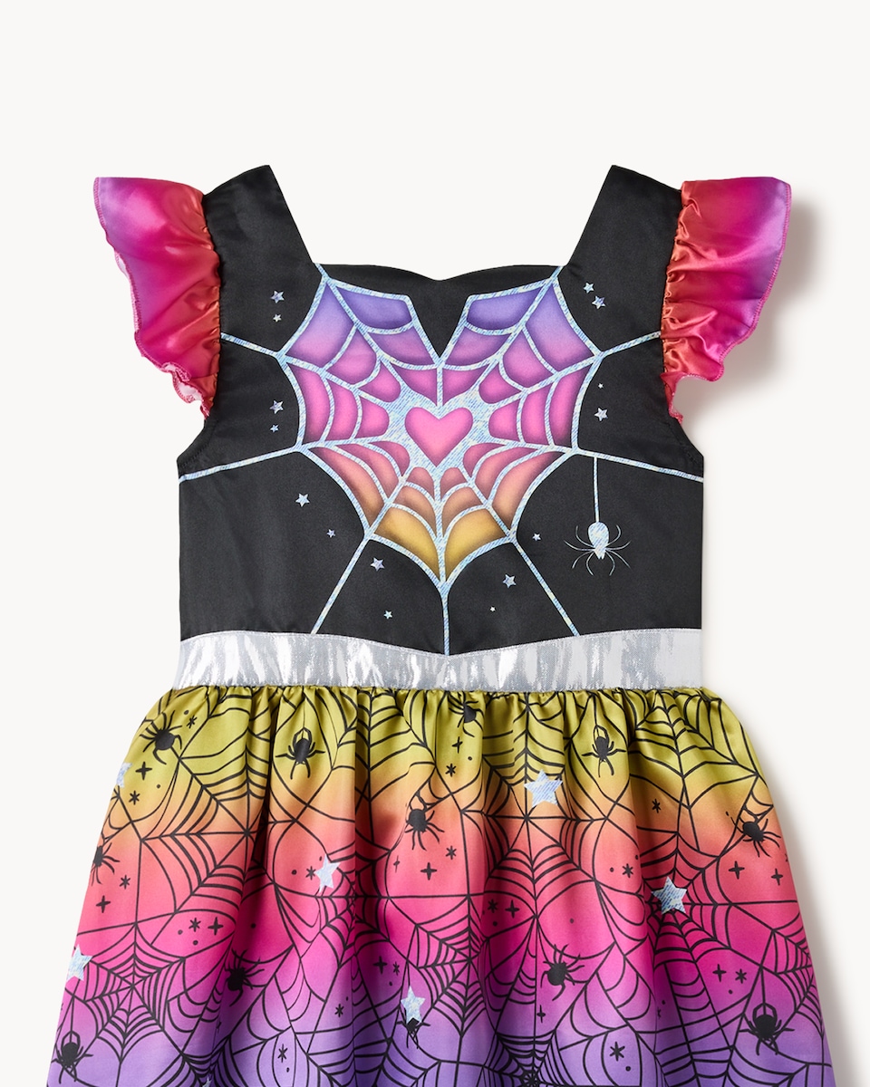 image 1 of F&F Girls Witch Fancy Dress Costume in Pink