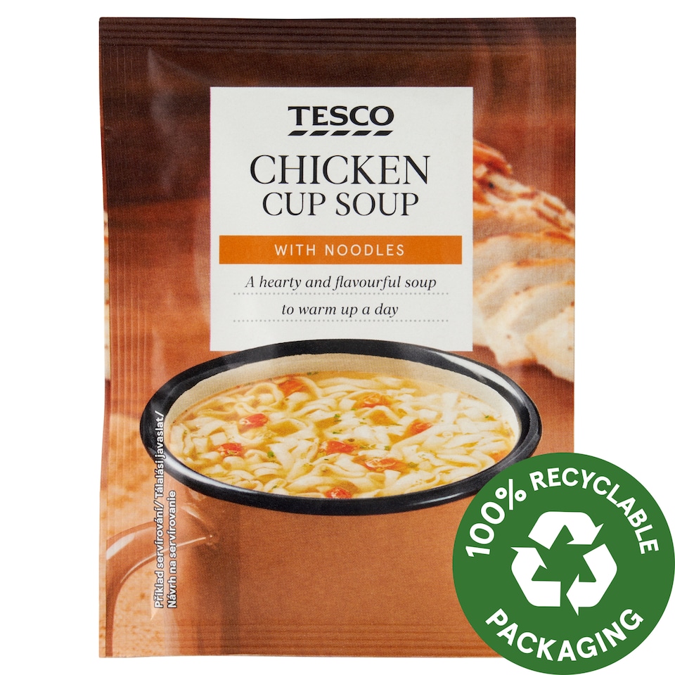 Tesco instant csirkehúsleves tésztával 17 g