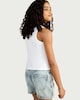 image 3 of F&F Girls Cotton Rich Embellished Vest in White