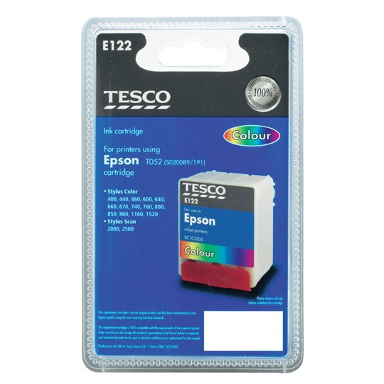 TESCO E122 COLOUR INKJET C/RIDGEEPSON Tesco Groceries