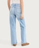 image 3 of F&F High Rise Flared Jeans in Blue