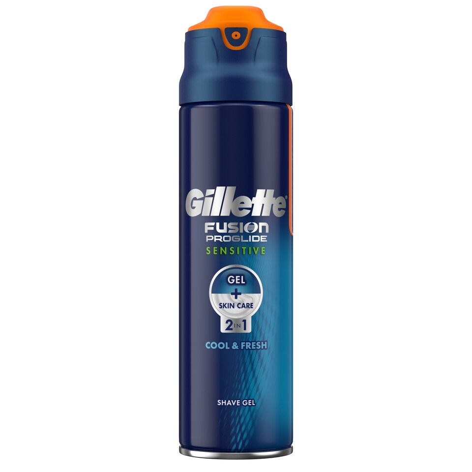 Gillette Fusion ProGlide Sensitive Cool & Fresh Shaving Gel 170ml