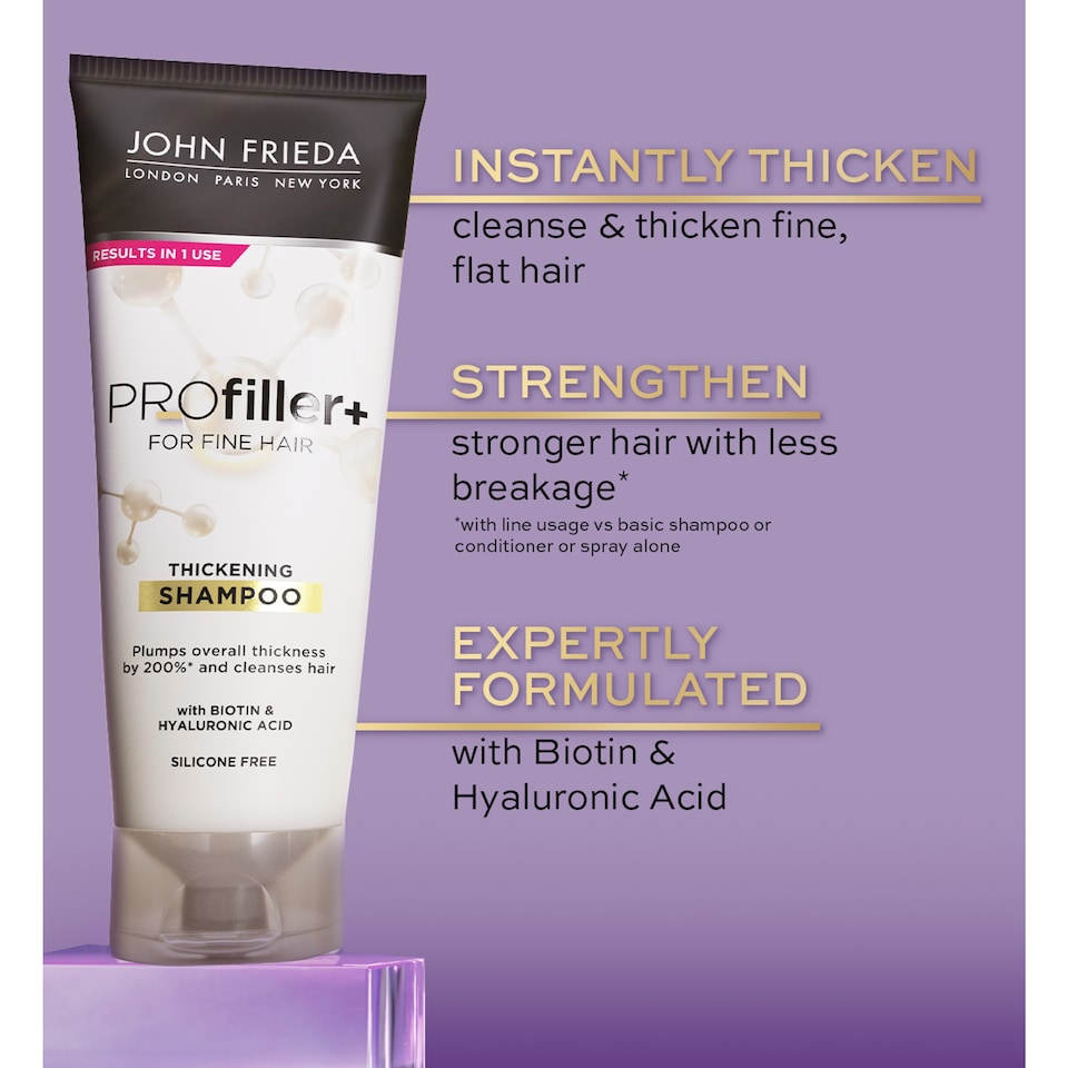 image 1 of John Frieda PROfiller+ 3 Step Regime Gift Set washbag
