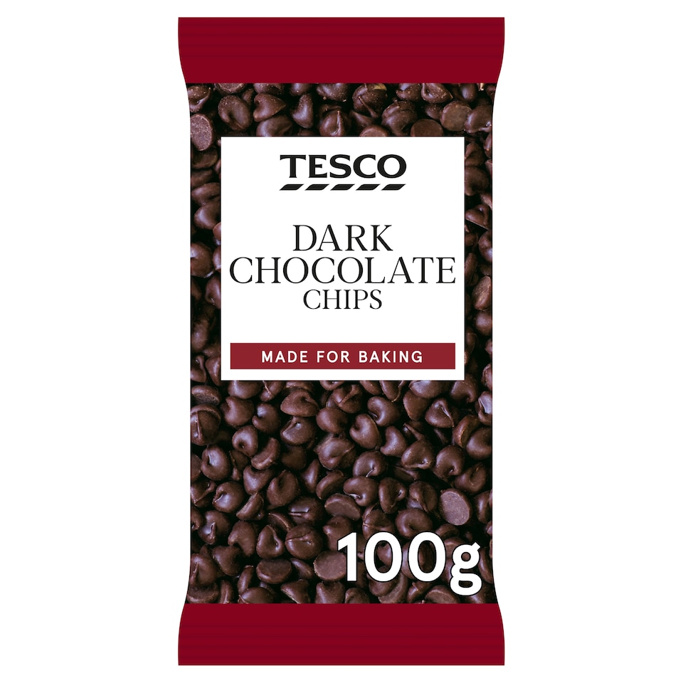 Tesco Dark Chocolate Chips 100G