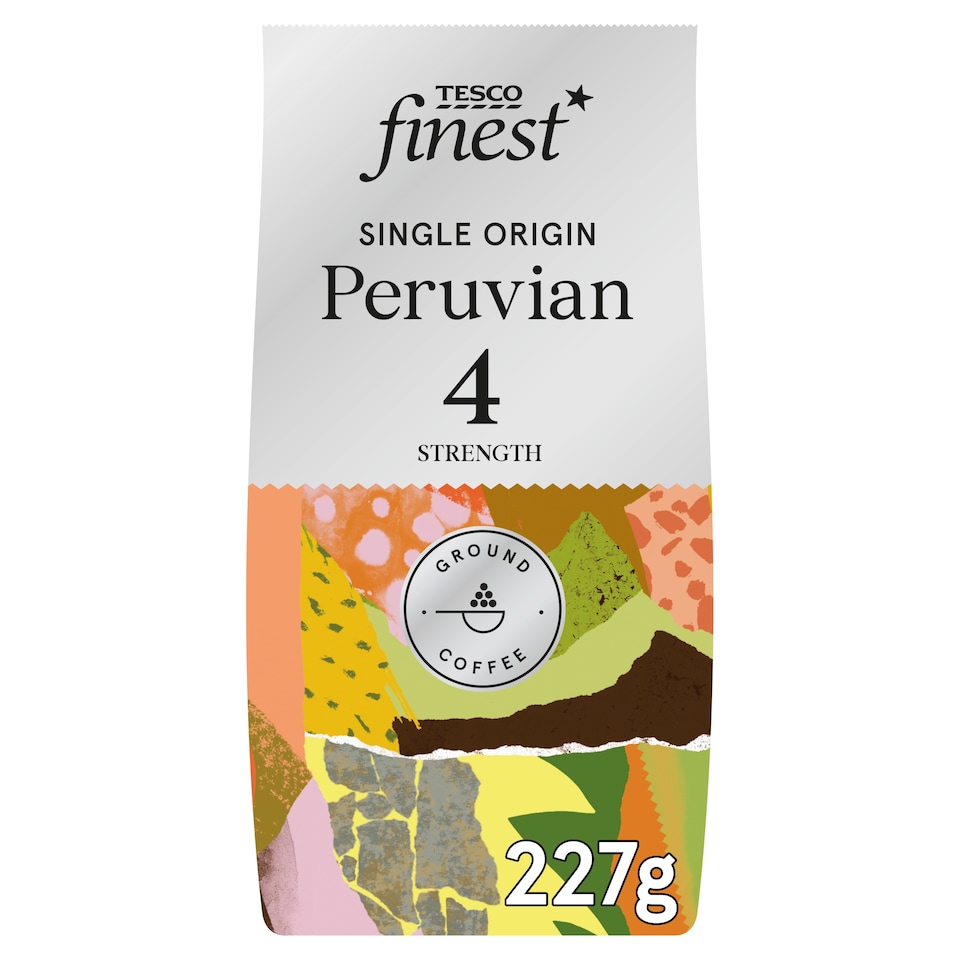 Tesco Finest Peruvian Roast & Ground Coffee 227g