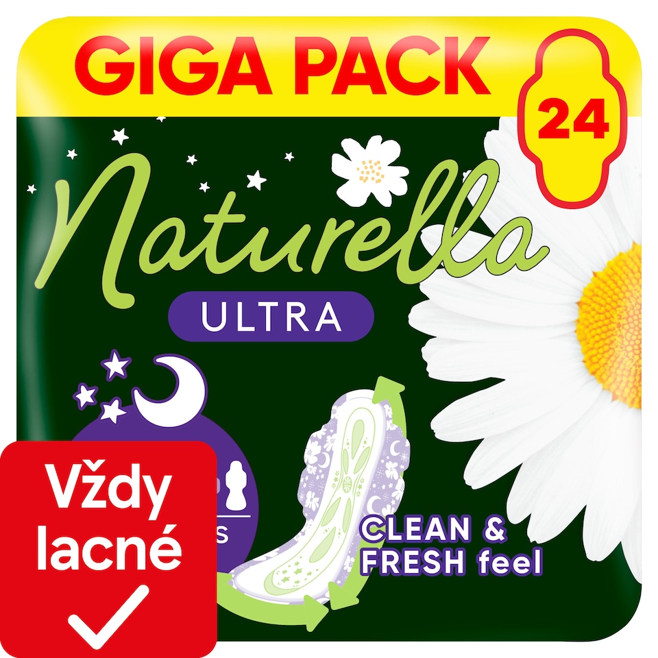 image 1 of Naturella Ultra Night Plus size 5 Pads With Wings 24