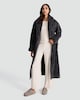 image 2 of F&F Fleece Honeycomb Textured Dressing Gown in Grey