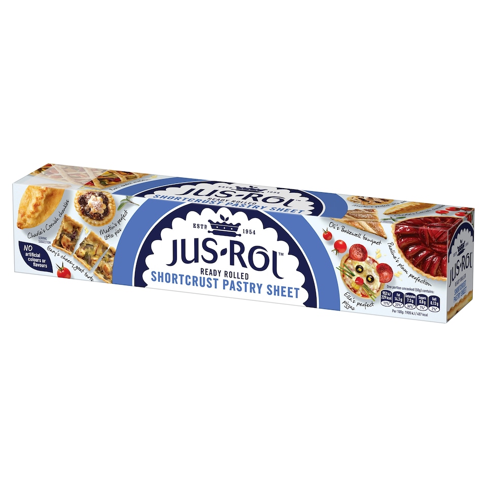 Jus-Rol Ready Rolled Shortcrust Pastry Sheet 320g