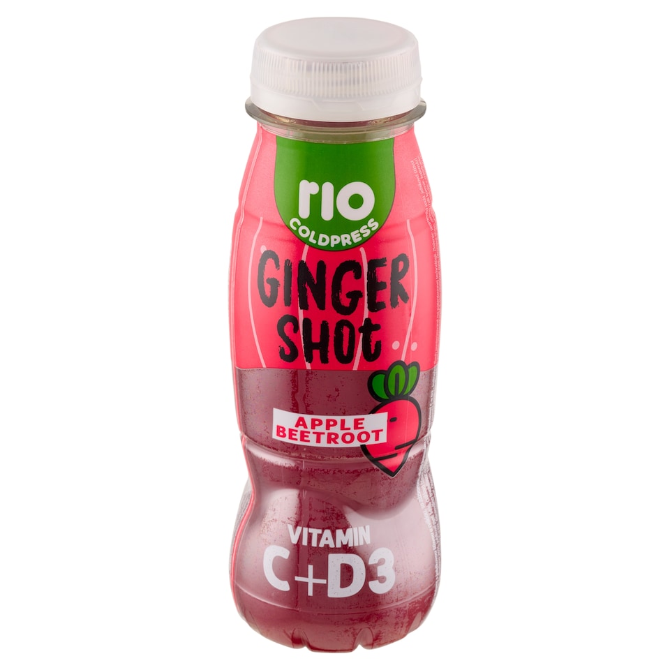 Obrázek 1 pro produkt Rio Cold Press Nápoj s jablečnou šťávou a červenou řepou se zázvorem a chilli pepřem 180ml