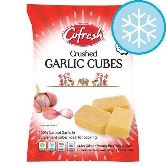 Cofresh Crushed Frozen Garlic 400G Tesco Groceries