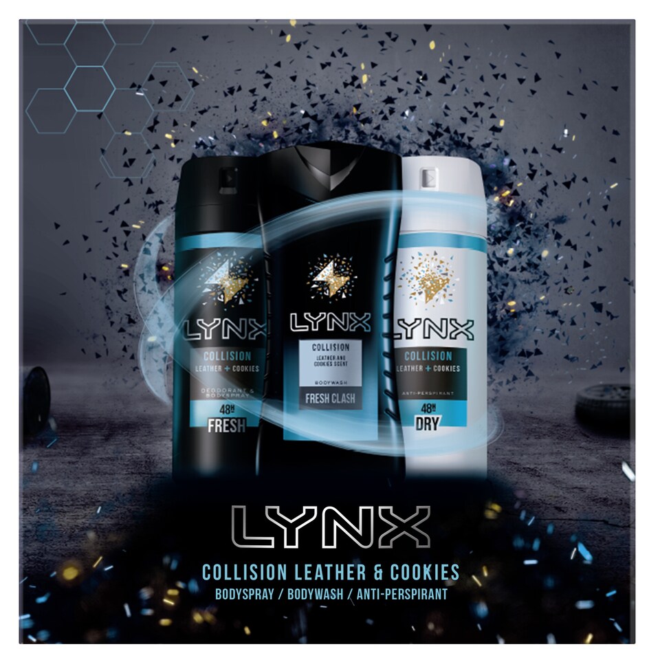 Lynx Collision Leather And Ckies Trio Gift Set