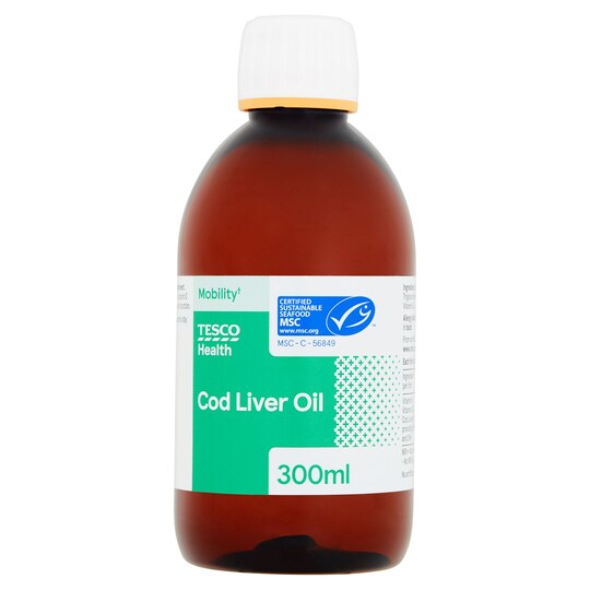 Tesco Cod Liver Oil 300Ml Tesco Groceries