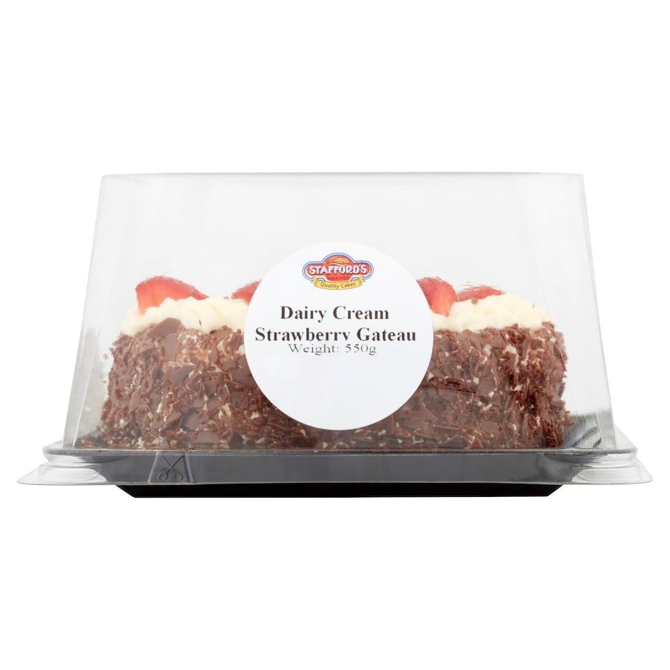Staffords Bakery F.C 6" Strawbery Gateau 550G