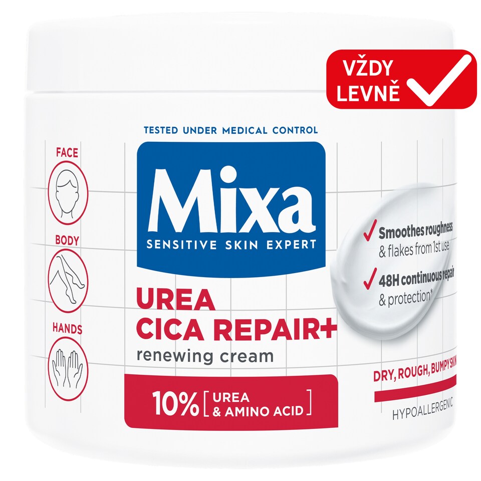 Mixa renewing body care for dry, rough skin, 400 ml