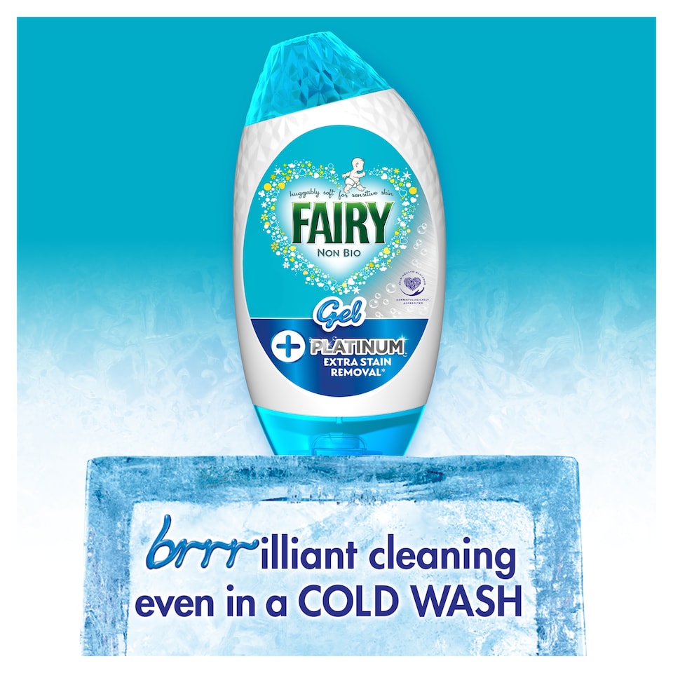 image 1 of Fairy Non Bio Platinum Washing Gel 38 Washes 1254ML