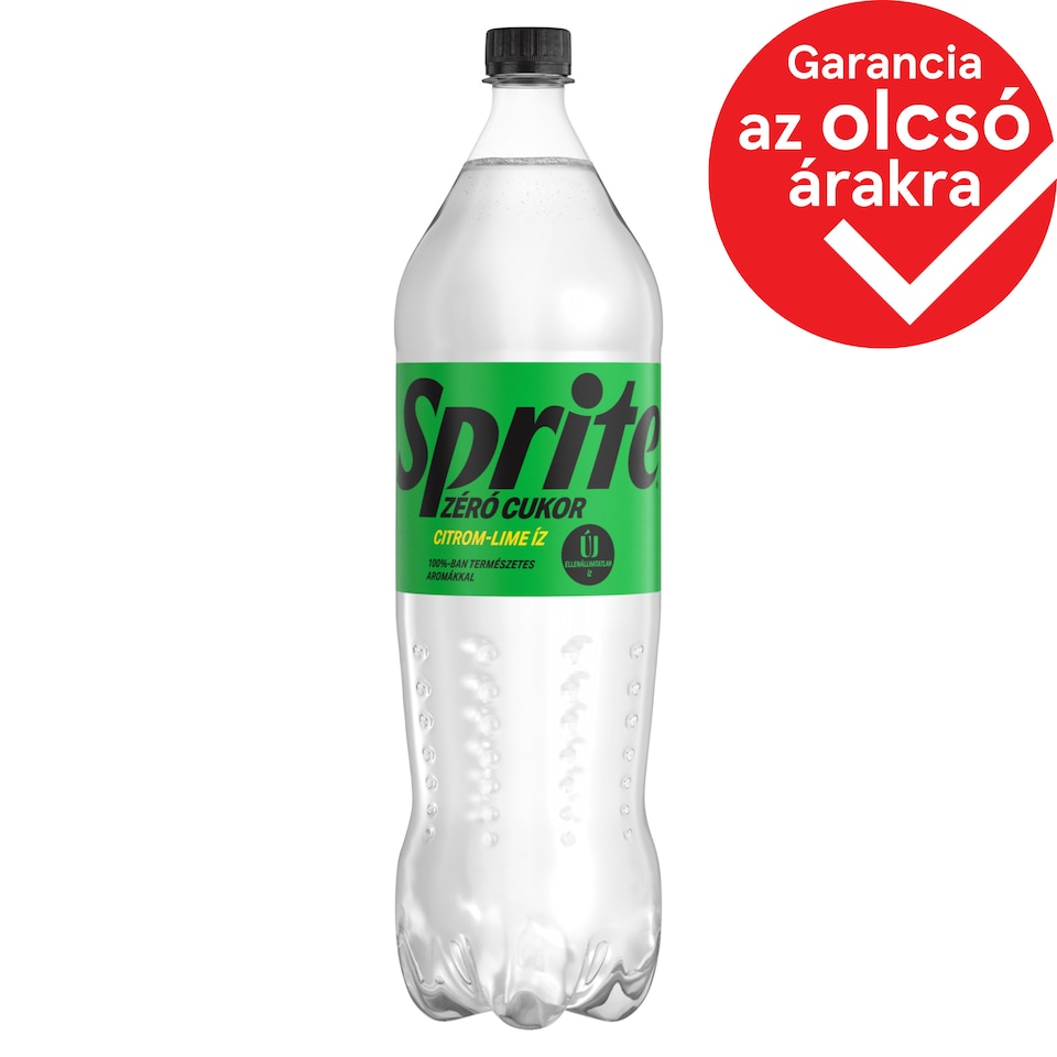 Sprite zéró cukor citrom- és limeízű energiamentes szénsavas üdítőital édesítőszerekkel 1,75 l