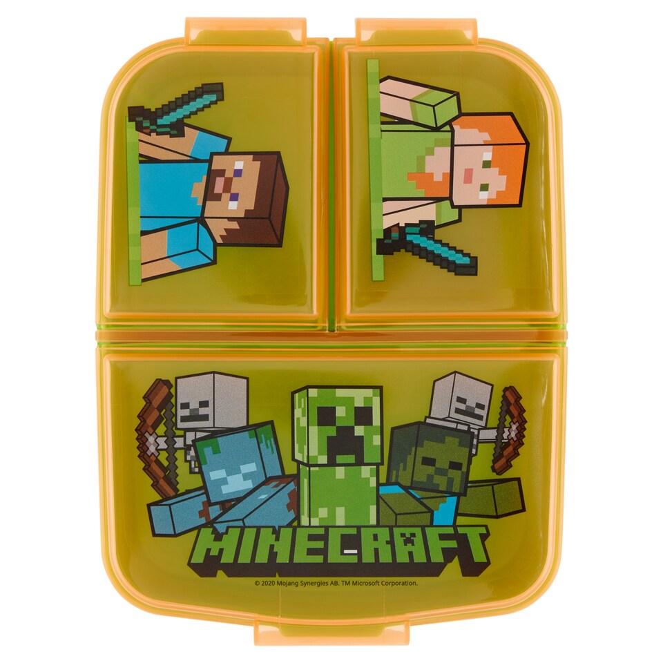 Stor Minecraft Multi Compartment Sandwich Box