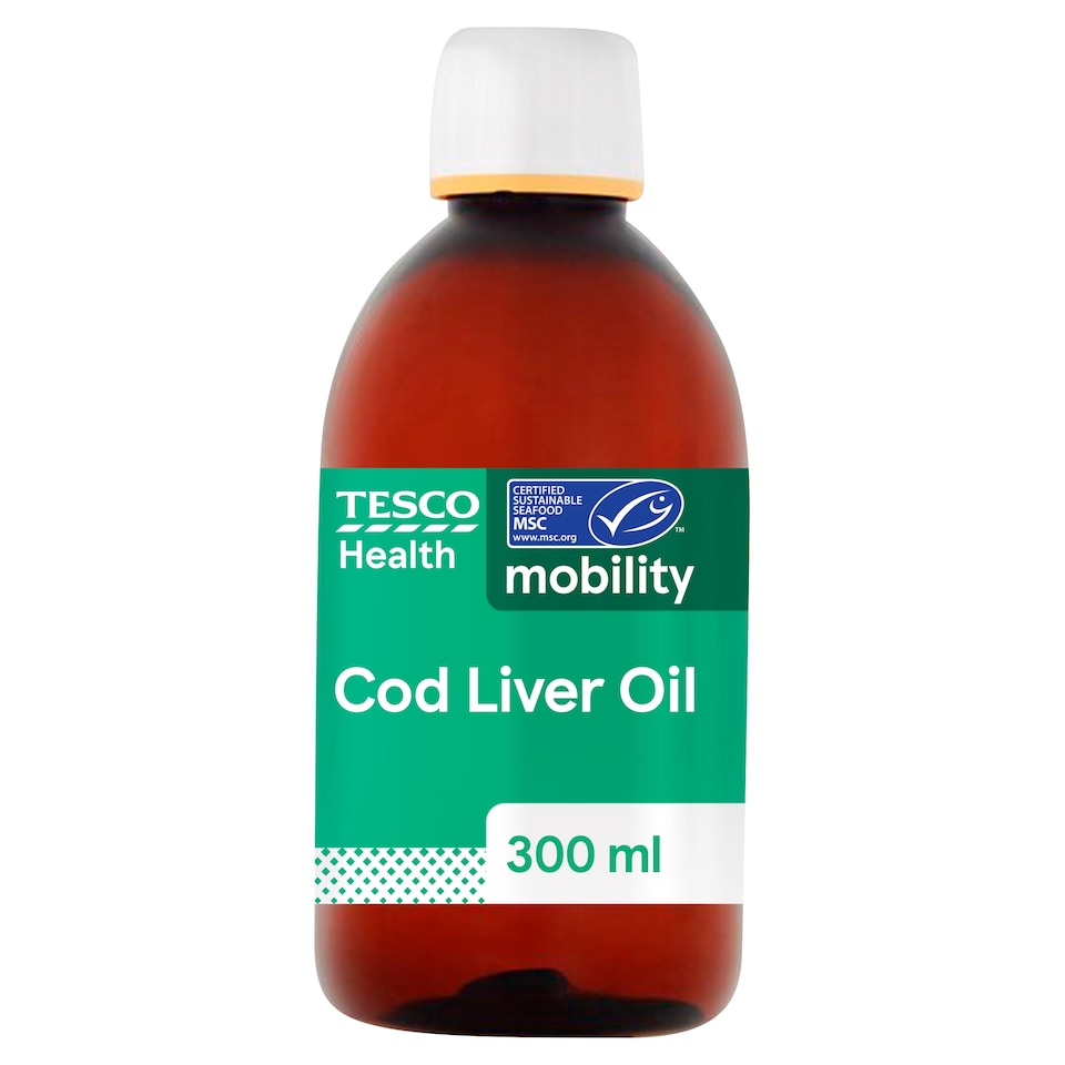 Tesco Health Omega-3 Cod Liver Oil Supplement - 300ml