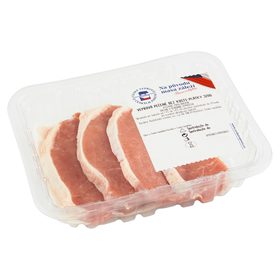 Vepřová pečeně bez kosti plátky 320g