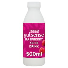 Tesco Gut Sense Raspberry Kefir Drink 500ml