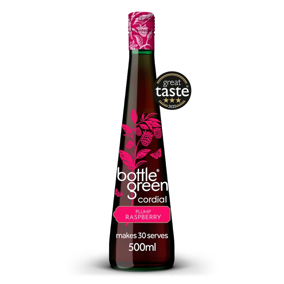 image 1 of Bottlegreen Luscious Summer Raspberry Cordial 500ml