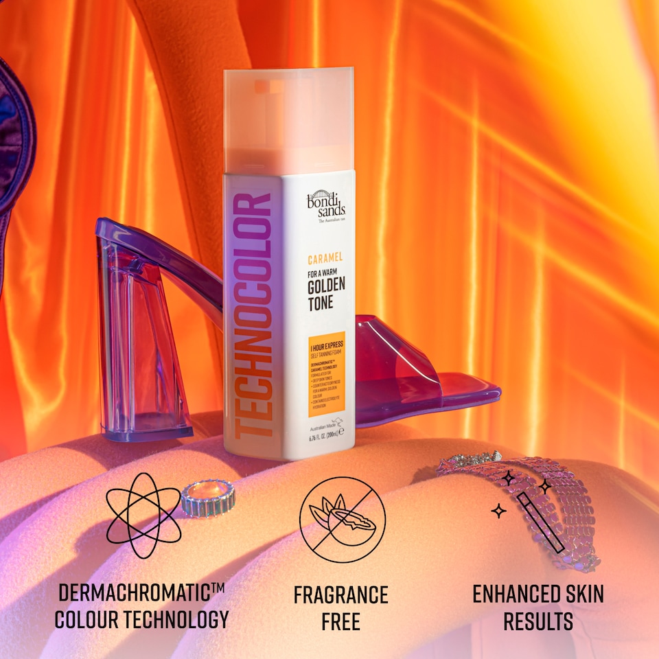 image 1 of Bondi Sands Technocolor 1 Hour Express Self Tanning Foam Caramel 200Ml
