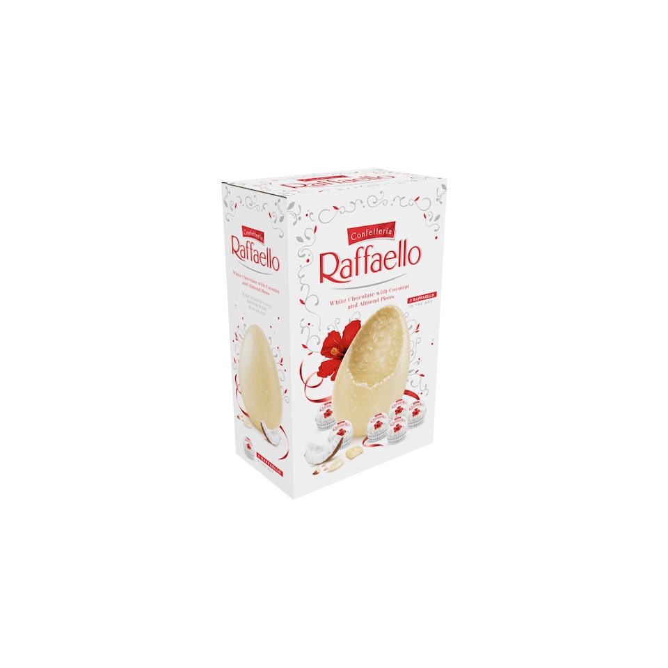image 1 of Raffaello White Chocolate Easter Egg 235g 