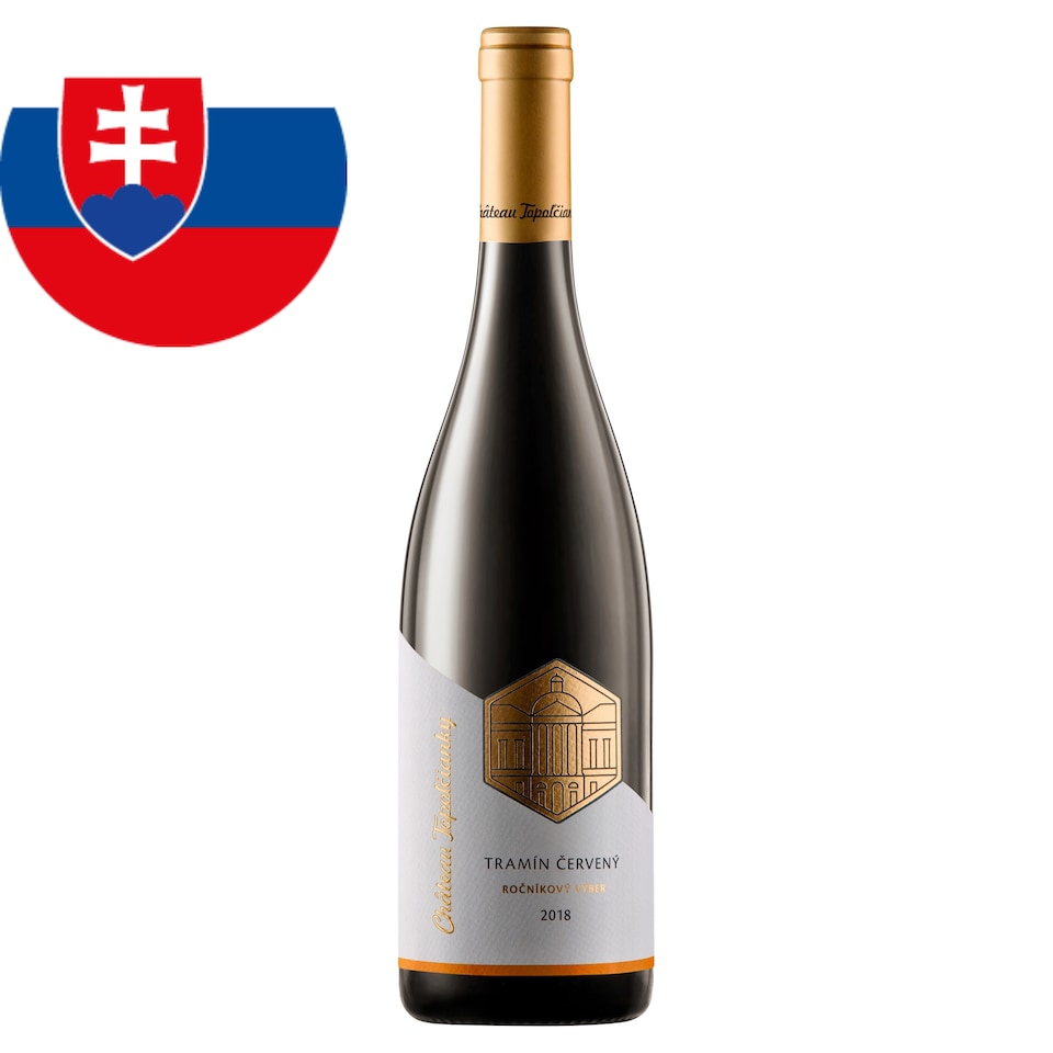 Château Topoľčianky Tramín červený akostné víno s CHOP biele suché 0,75 l