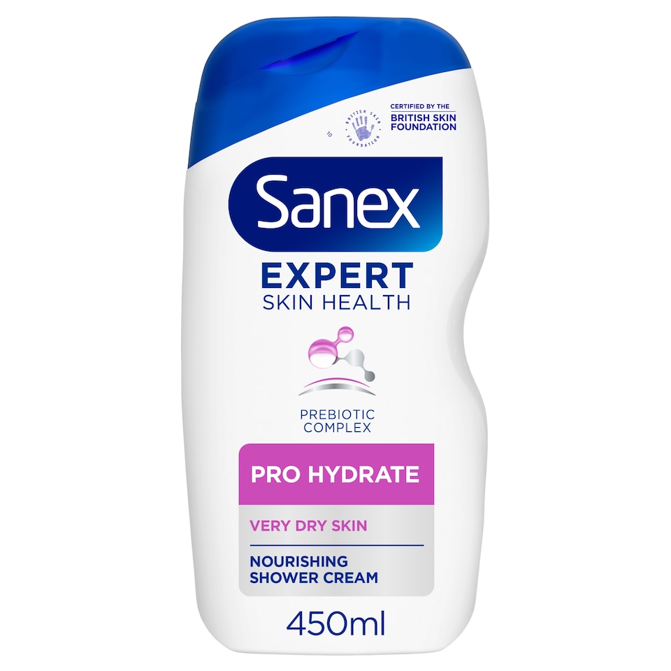 image 1 of Sanex Expert Skin Health Pro Hydrate Shower Gel 450ml