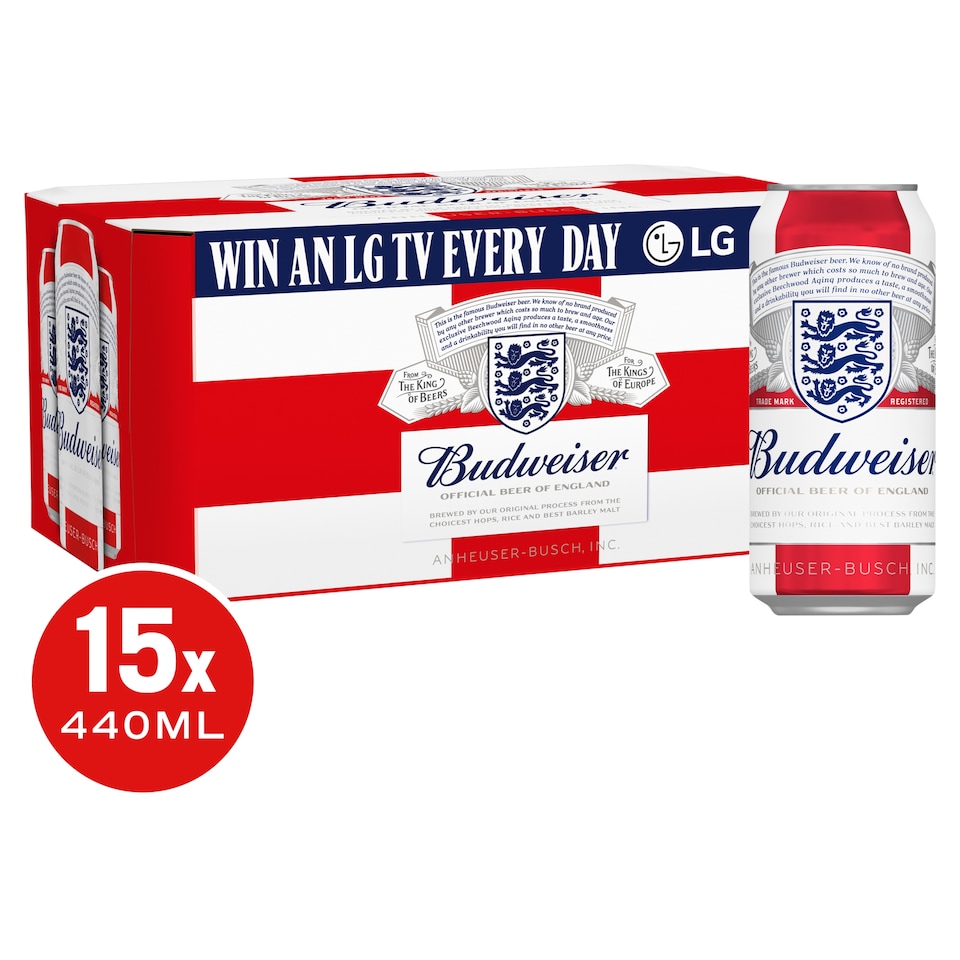 Budweiser 15 X 440Ml