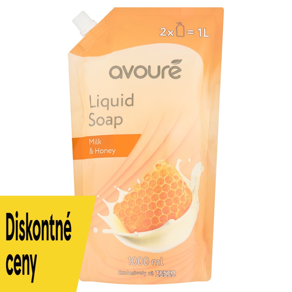 Avouré Tekuté mydlo s vôňou mlieka a medu 1000 ml