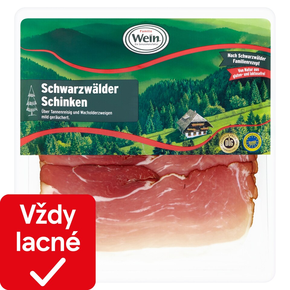 Familie Wein Švarcvaldská sušená šunka 100 g