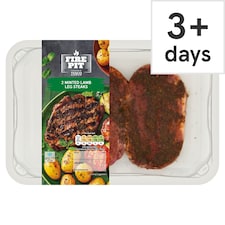 Fire Pit 2 Minted Lamb Leg Steaks 250g